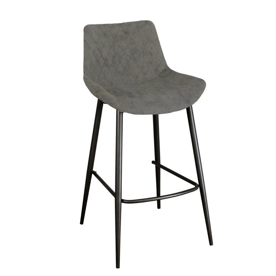 Classic Furniture Sigma - Bar Stool (Antique Grey Fabric)