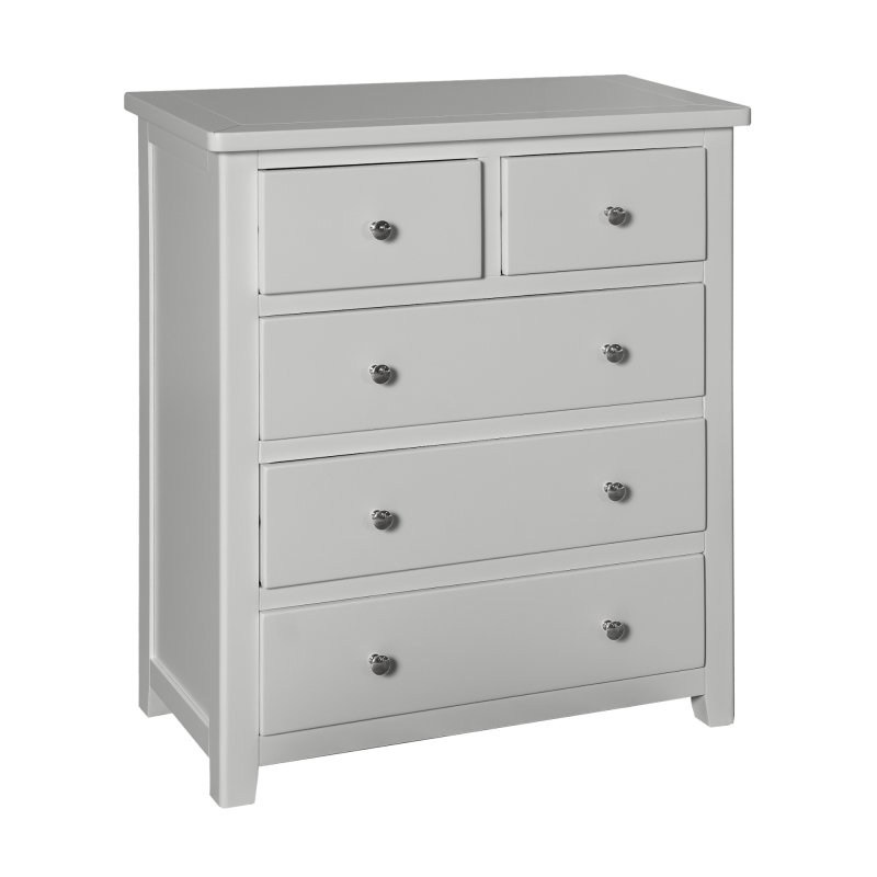 Classic Furniture Hartford - 2+3 Drawer Chest (Grey)