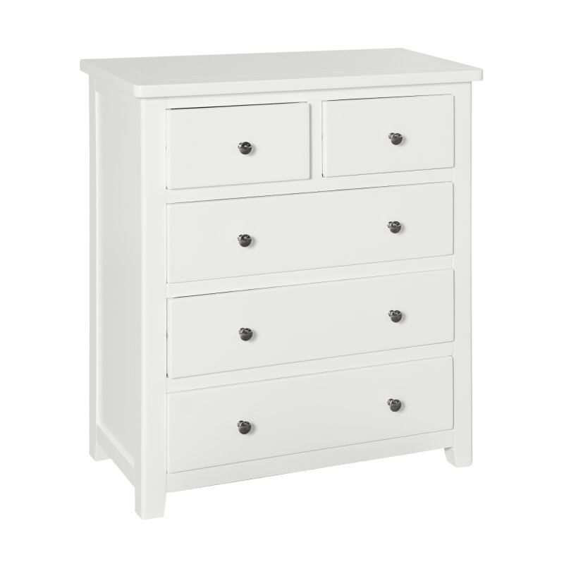 Classic Furniture Hartford - 2+3 Drawer Chest (White)