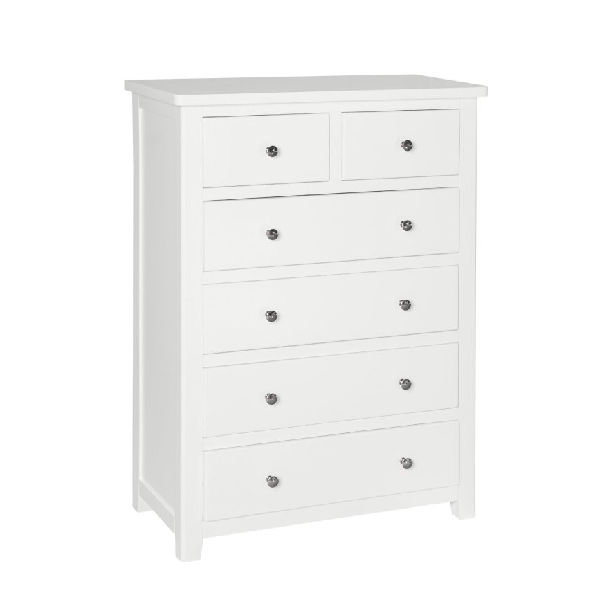 Classic Furniture Hartford - 2+4 Drawer Chest (White)