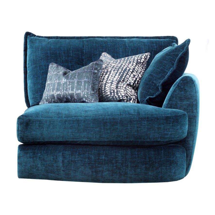 Gatsby blue outlet sitting room