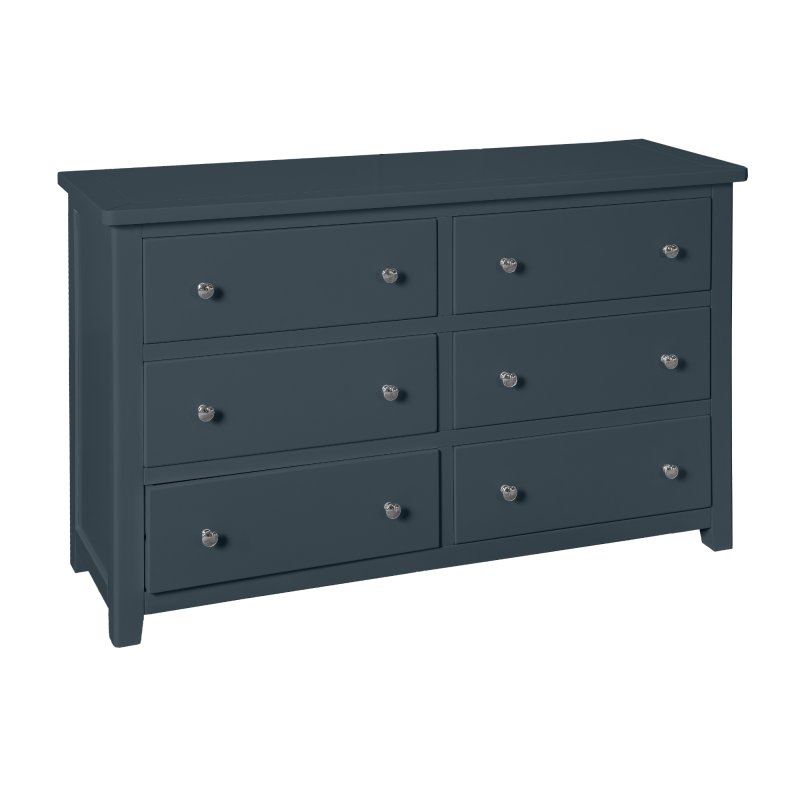 Classic Furniture Hartford - Six Drawer Wide Chest (Blue)