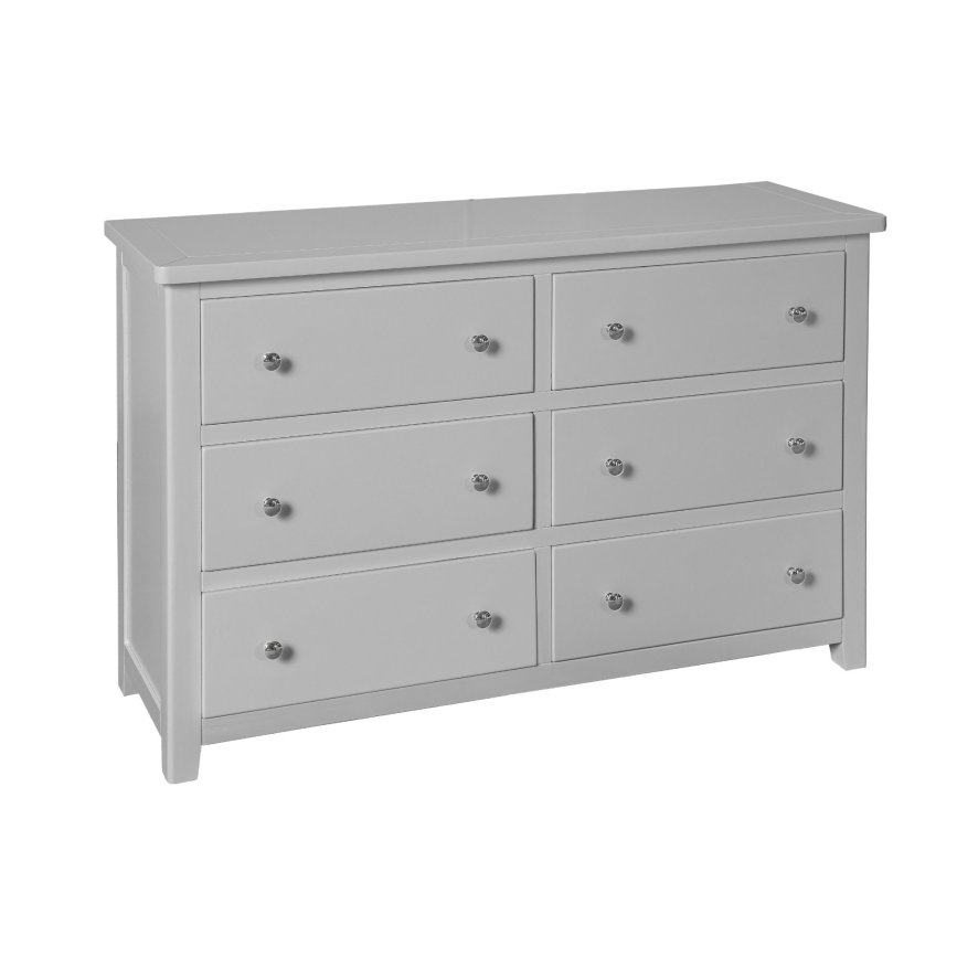 Classic Furniture Hartford - Six Drawer Chest (Grey)