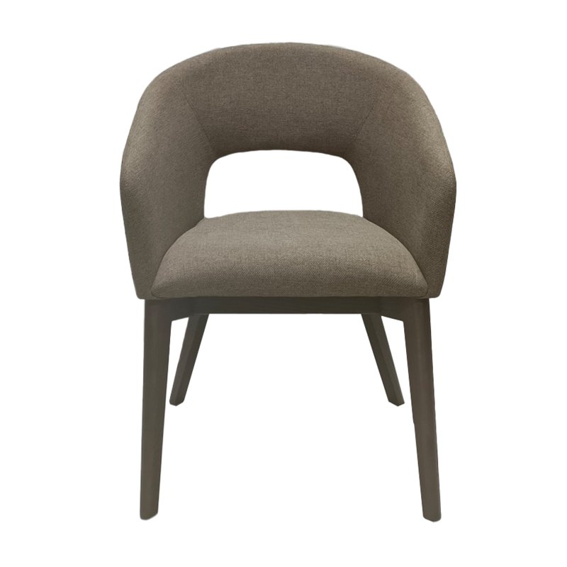 Wilkinson/Vida Furniture Orbit - Dining Chair (Brown Fabric)
