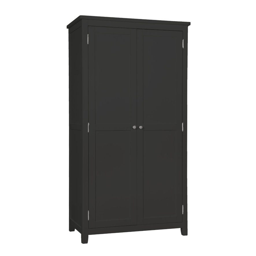 Classic Furniture Hartford - Full Hanging Wardrobe (Charcoal)