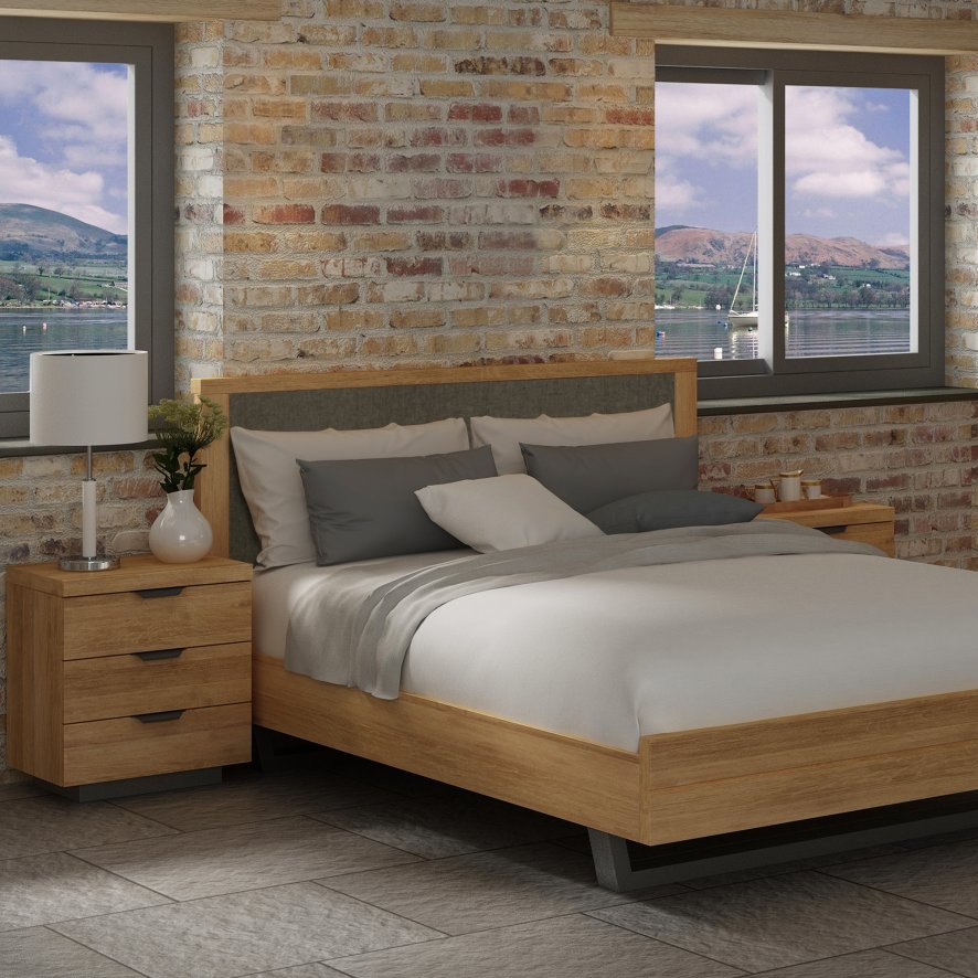 Classic Furniture Roxburgh - Three Drawer Bedside Cabinet