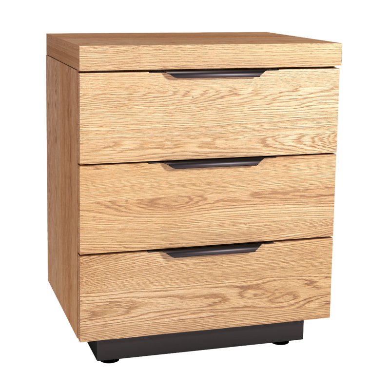 Classic Furniture Roxburgh - Three Drawer Bedside Cabinet
