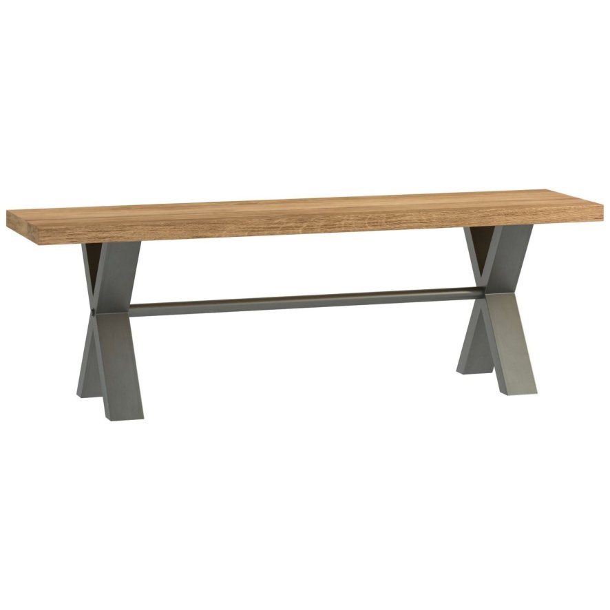 Classic Furniture Roxburgh - 140cm Dining Bench (Oak)