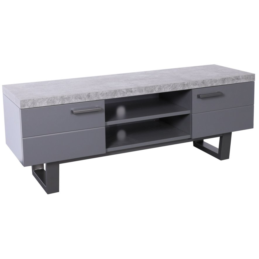 Classic Furniture Roxburgh - TV Unit (Stone Effect)