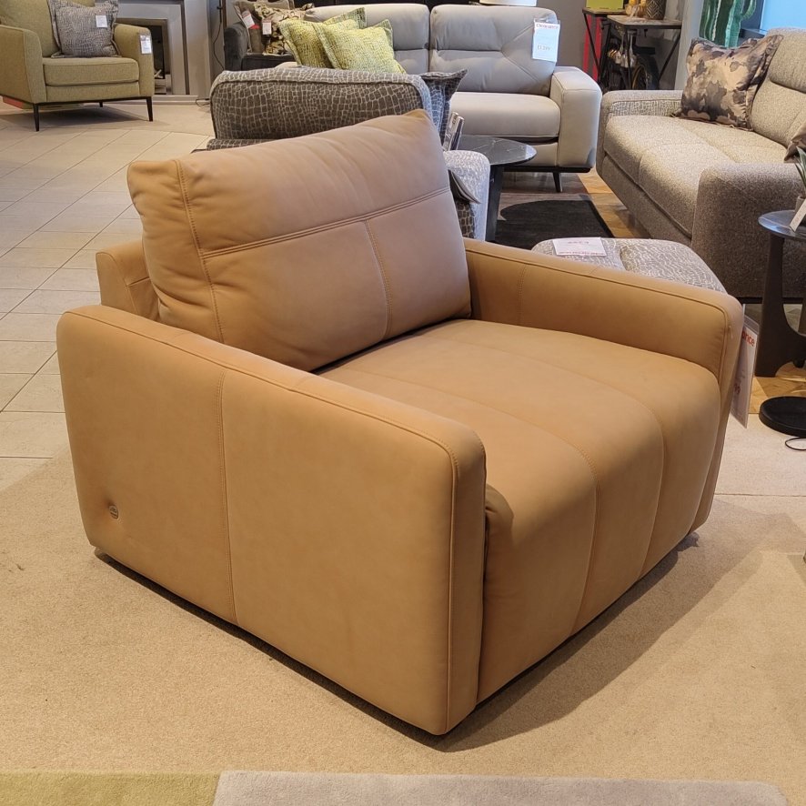 G Plan Clearance G Plan Morley - Leather Swivel Chair