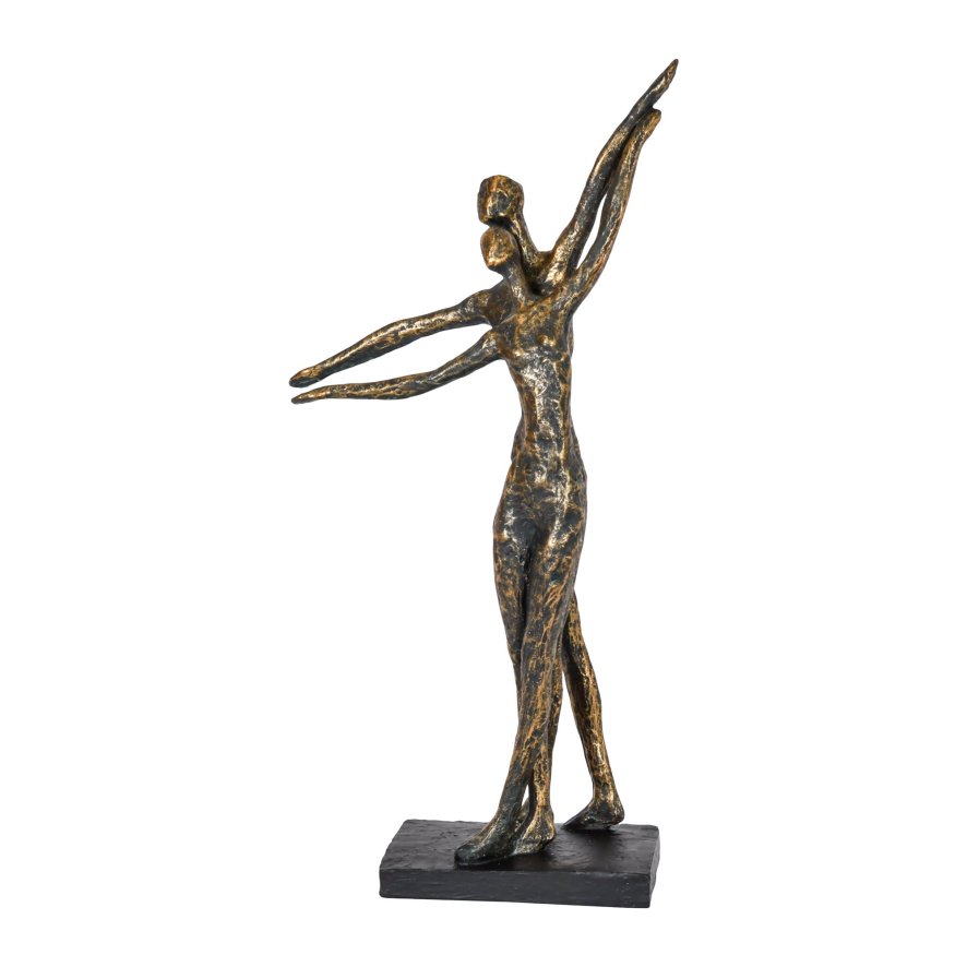 Libra Calm Neutral - Celebrating Bronze Resin Standing Couple