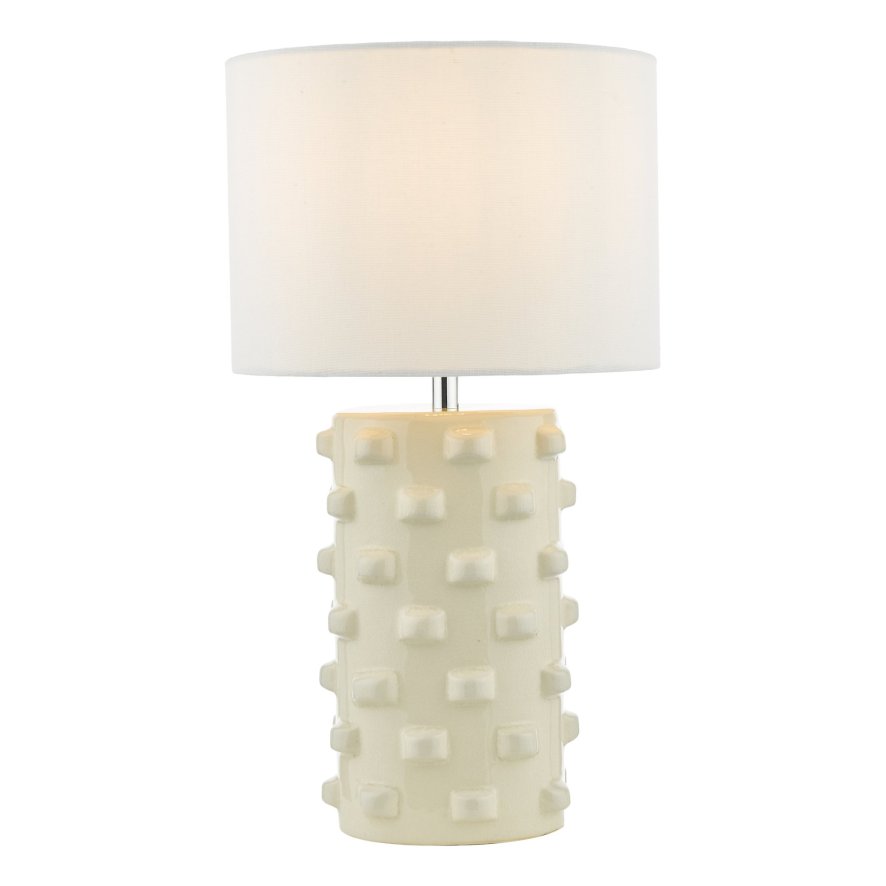 Dar Lighting Dar - Georgina Table Lamp White With Shade