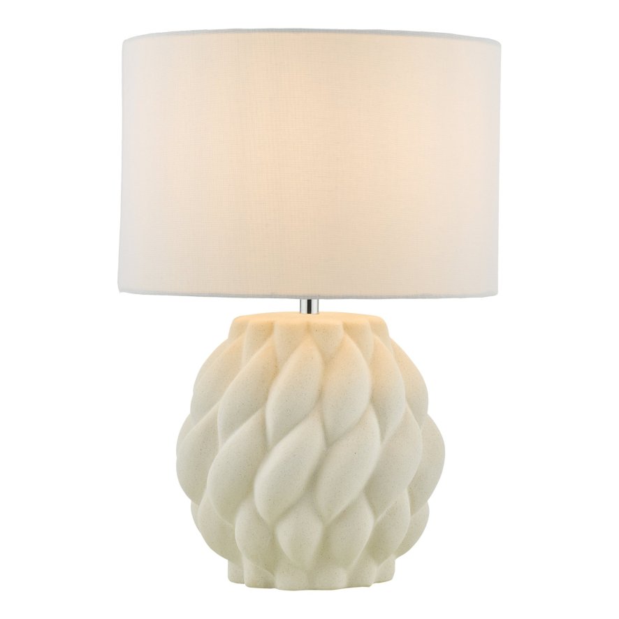 Dar Lighting Dar - Idonia Table Lamp White With Shade