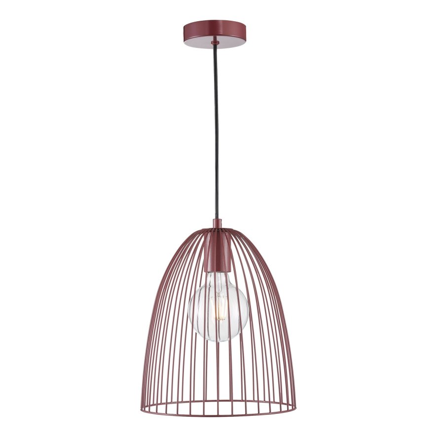 Dar Lighting Dar - Maya Pendant Satin Purple