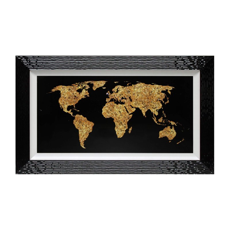 Complete Colour Ltd Abstract - Terra Black/Gold