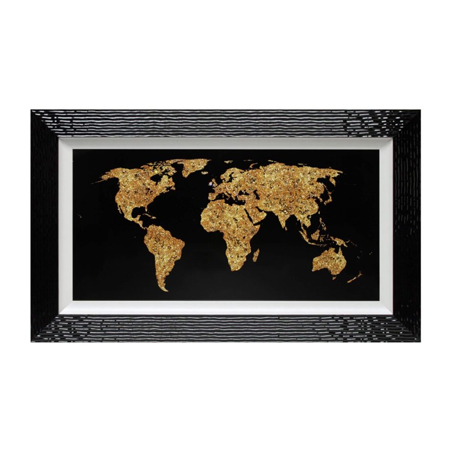 Complete Colour Ltd Abstract - Terra Black/Gold