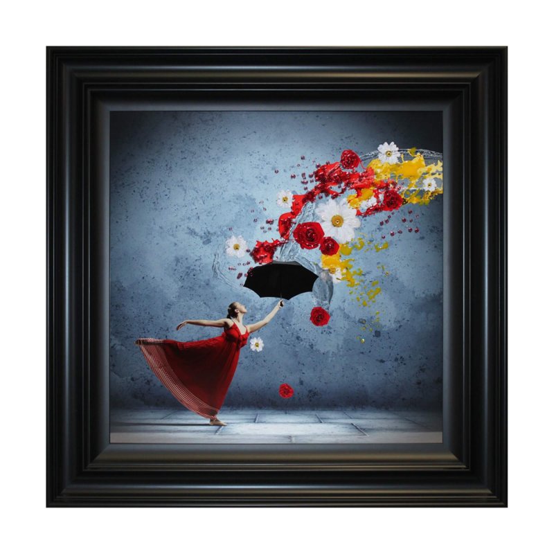 Complete Colour Ltd Figures and Florals - Dancing in the Rain II Liquid Art