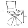 Torelli Furniture Ltd Amber - Dining Chair ( Light Grey)