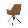 Torelli Furniture Ltd Lina - Swivel Dining Chair (Tan)