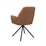 Torelli Furniture Ltd Lina - Swivel Dining Chair (Tan)