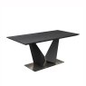 Torelli Furniture Ltd New Louis - Ceramic Extending Dining Table (Grey)