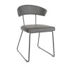 Classic Furniture Astoria - Dining Chair (Grey Faux Leather)