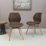 Classic Furniture Durada - Dining Chair (Light Brown Faux Leather)