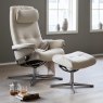 Stressless Stressless Berlin - High Back Recliner Chair and Footstool (Cross Base)