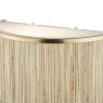 Dar Lighting Dar - Fenella 2 Light Wall Light Gold Leaf and Seagrass