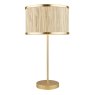 Dar Lighting Dar - Fenella Table Lamp Gold Leaf