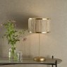 Dar Lighting Dar - Fenella Table Lamp Gold Leaf