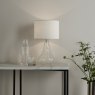 Dar Lighting Dar - Kristina Table Lamp Textured Glass With Shade