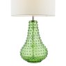 Dar Lighting Dar - Kristina Table Lamp Green Glass With Shade