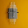 Dar Lighting Dar - Lukas 2 Light Wall Light (Satin Black)