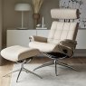 Stressless Stressless London - Recliner Chair with Footstool and Adjustable Headrest (Star Base)