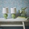 Laura Ashley Lighting Laura Ashley Artichoke - Green Table Lamp With Shade (Twin Pack)