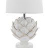 Laura Ashley Laura Ashley Artichoke - White Table Lamp With Shade (Twin Pack)