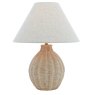 Laura Ashley Lighting Laura Ashley - Fernhill Table Lamp (Matt Cream With Shade)