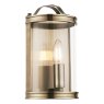 Laura Ashley Laura Ashley - Harrington Wall Light Antique Brass and Glass