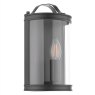 Laura Ashley Laura Ashley - Harrington Wall Light Matt Black and Glass