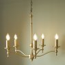Laura Ashley Laura Ashley Ludchurch - 5 Light Armed Pendant Matt Fitting Only (Antique Brass)