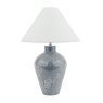 Laura Ashley Laura Ashley - Pussywillow Table Lamp with Shade (Grey Ceramic)