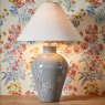 Laura Ashley Laura Ashley - Pussywillow Table Lamp with Shade (Grey Ceramic)
