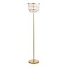 Laura Ashley Laura Ashley - Rhosill 3 Light Floor Lamp (Matt Antique Brass and Crystal)