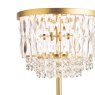 Laura Ashley Laura Ashley - Rhosill 3 Light Floor Lamp (Matt Antique Brass and Crystal)