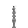 Laura Ashley Laura Ashley - Tate Table Lamp Distressed Grey and Polished Chrome (Base Only)