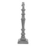 Laura Ashley Laura Ashley - Tate Table Lamp Distressed Grey and Polished Chrome (Base Only)