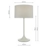 Dar Lighting Dar - Funchal Table Lamp With Shade (Grey)