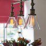 Laura Ashley Laura Ashley - Isaac 3lt Bar Pendant Antique Brass
