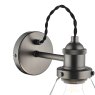 Laura Ashley Laura Ashley - Isaac Industrial Nickel 1 Light Wall Light
